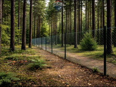 Ogrodzona działka sprzedam