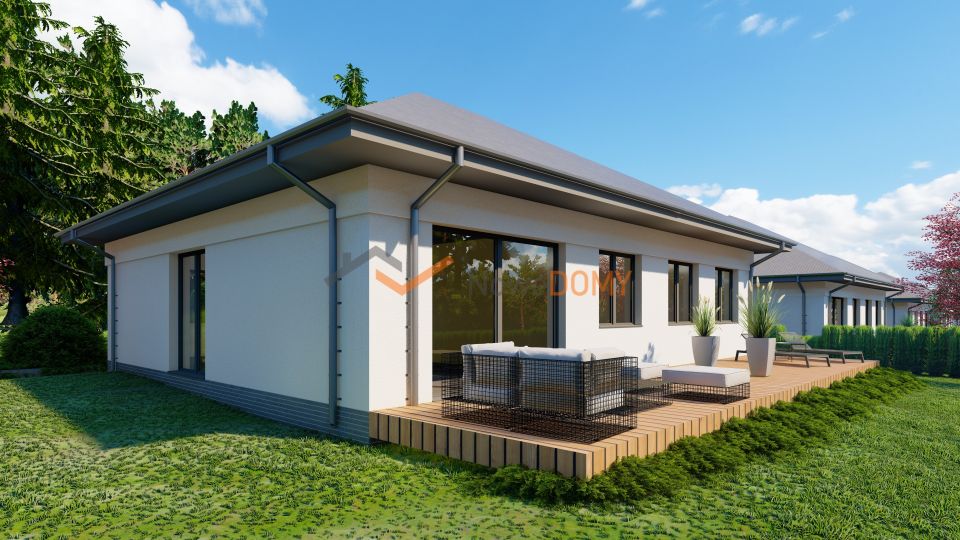 Parterowe Domy Jednorodzinne przy lesie w Buku