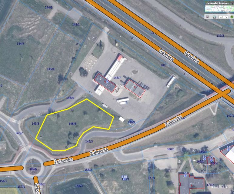 Działka budowlana Cedry Małe