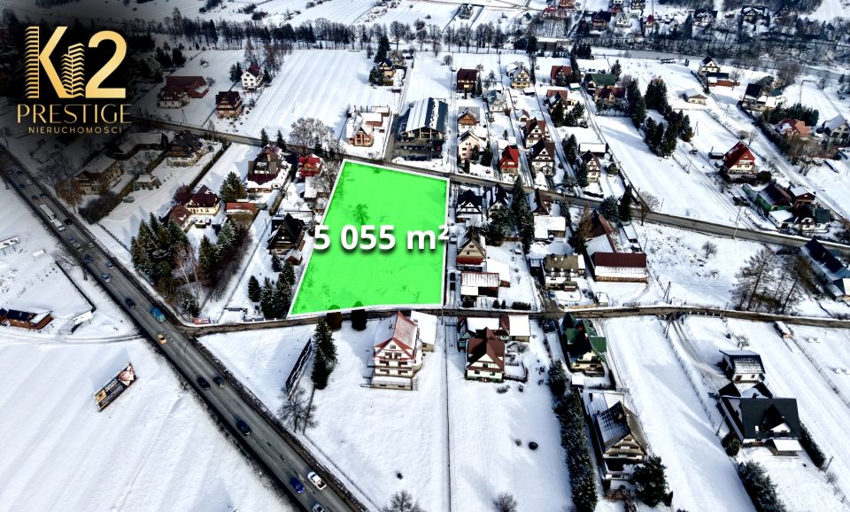 Działka inwestycyjna Szaflary