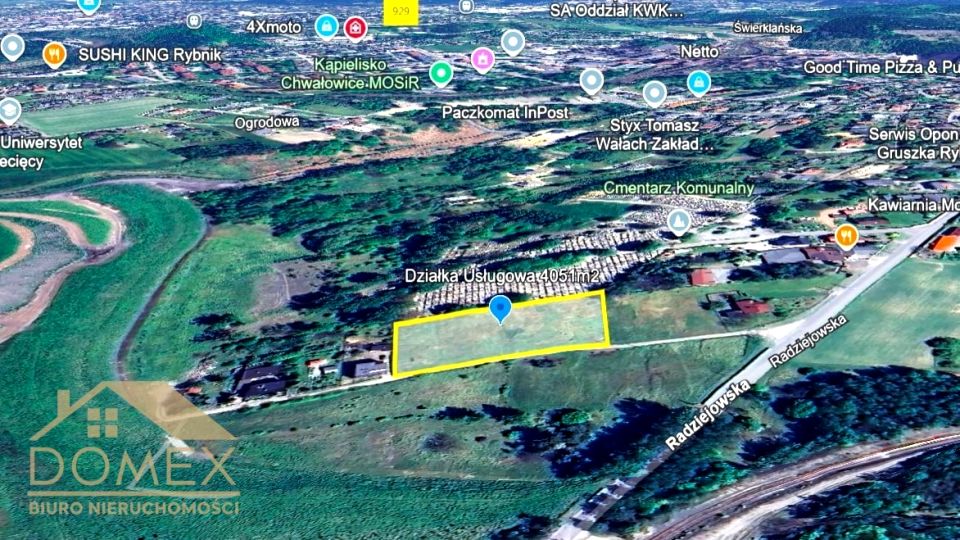 Działka usługowa sprzedam