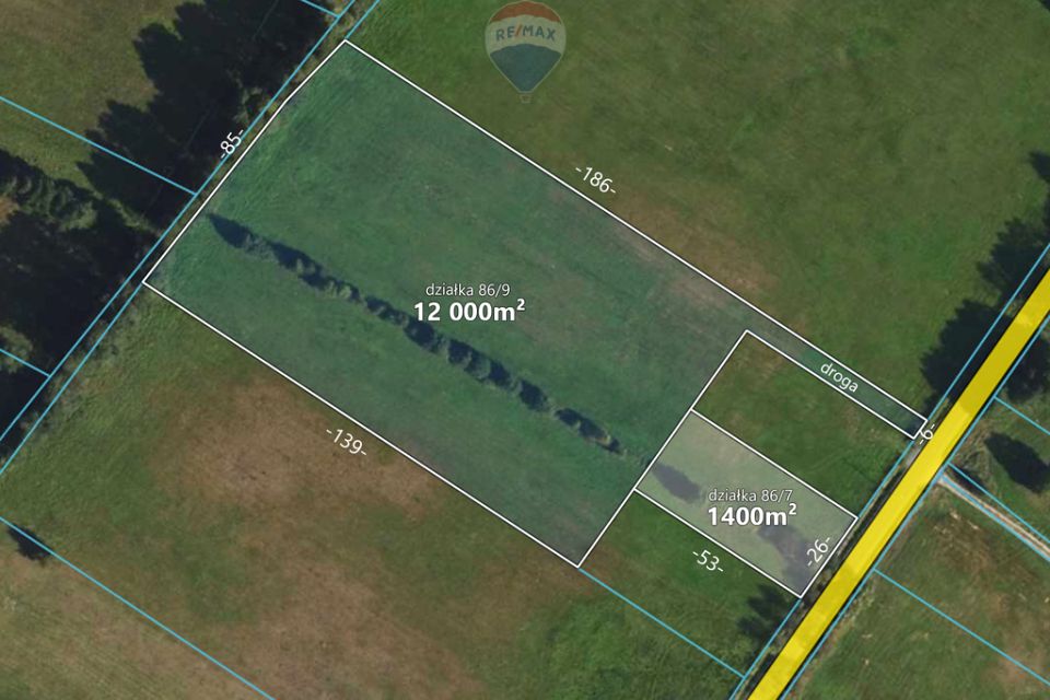 Działka budowlano-rolna Ładne