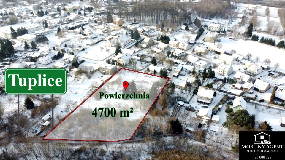 Działka budowlana Tuplice