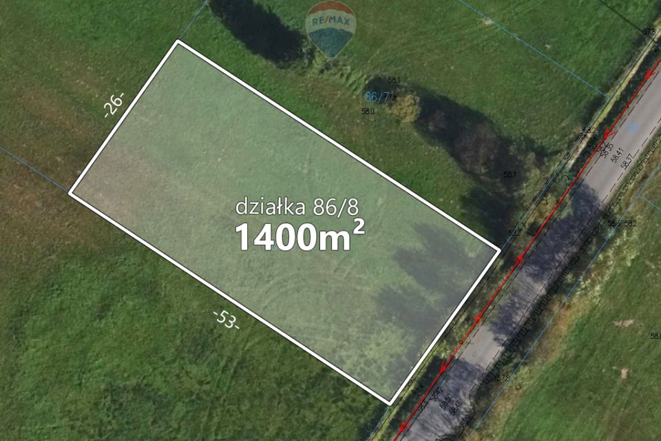 Działka budowlano-rolna Ładne