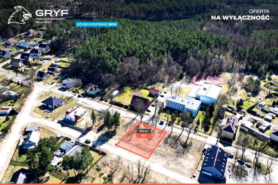 Działka budowlana Korzybie