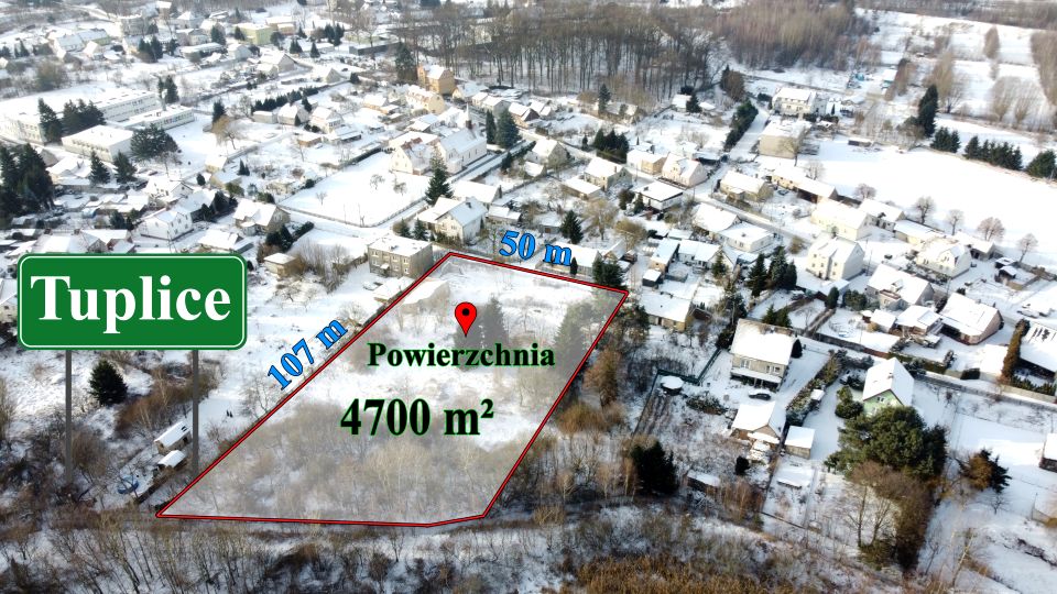 Działka budowlana Tuplice sprzedam