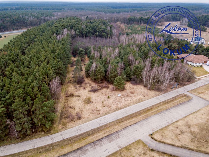 Działka przy lesie