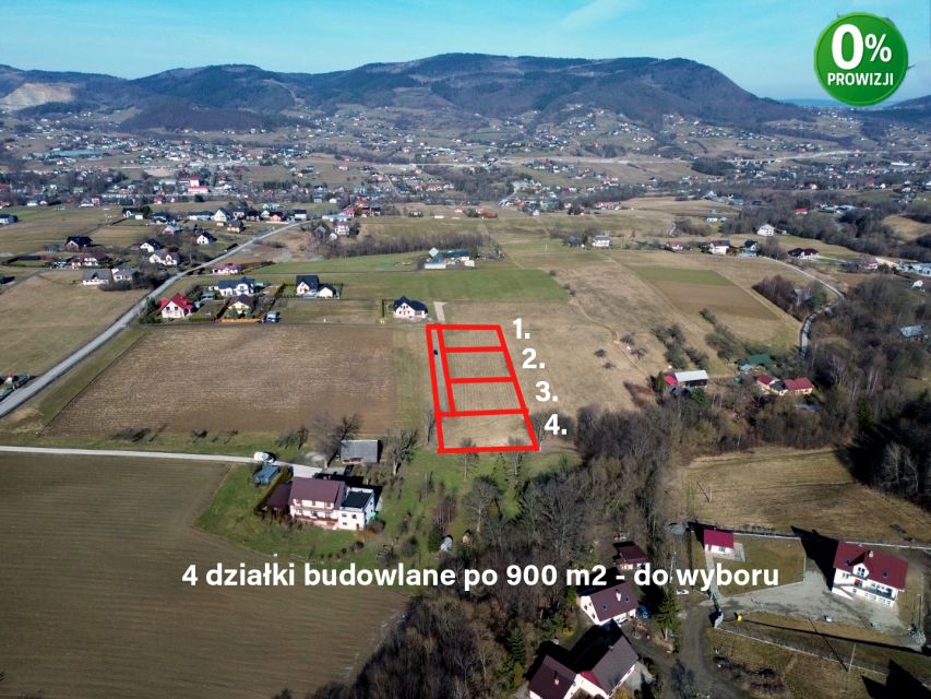 Działka budowlana Męcina