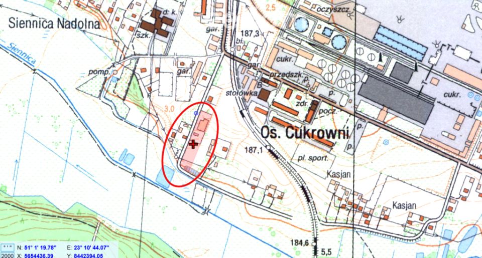 Działka budowlana Siennica Nadolna