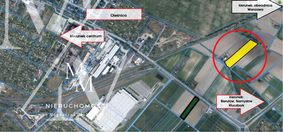 Działka inwestycyjna Oleśnica