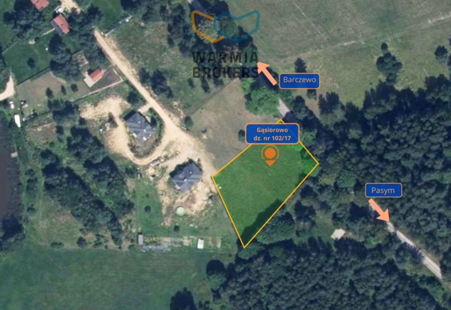 Działka budowlana Gąsiorowo