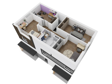 Mieszkanie przy lesie