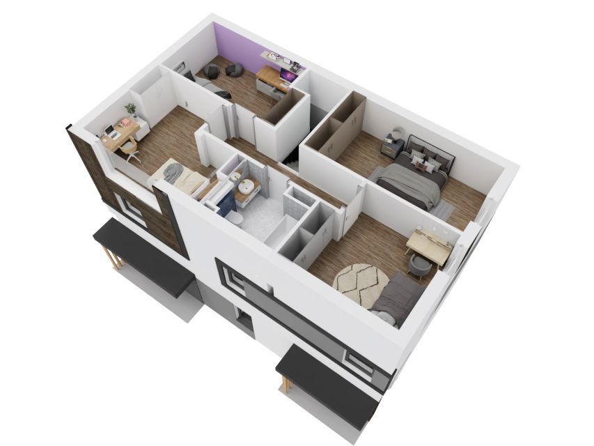 Mieszkanie przy lesie