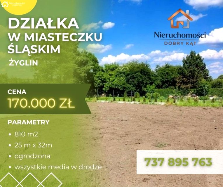 Pusta działka żyglin