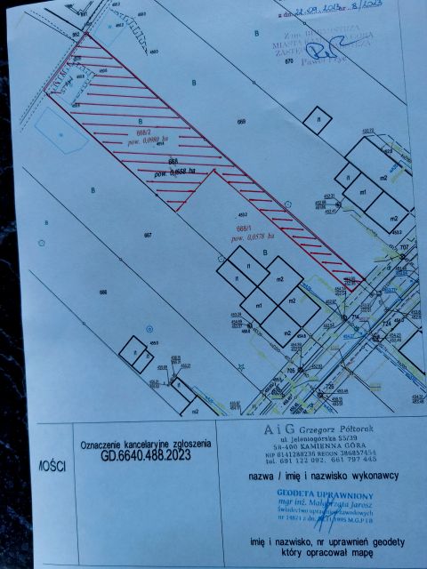 Działka budowlana Kamienna Góra