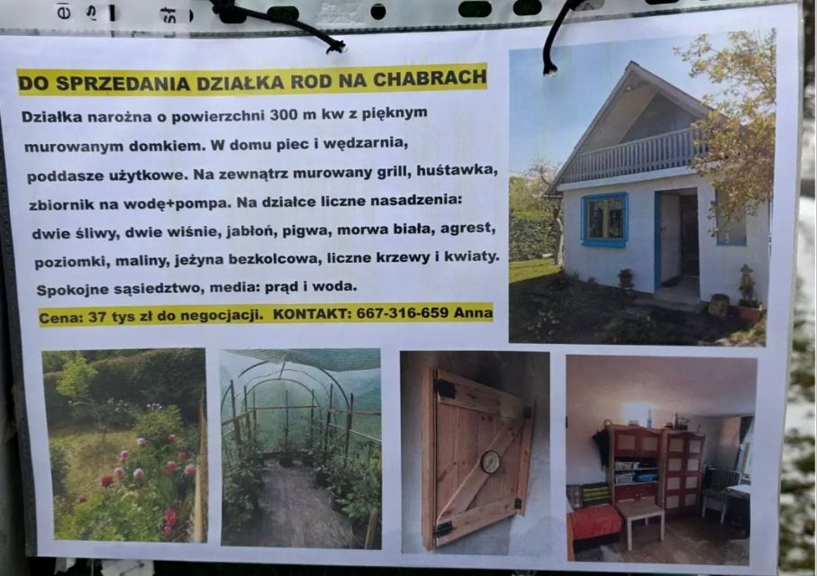 Działka rekreacyjna Opole