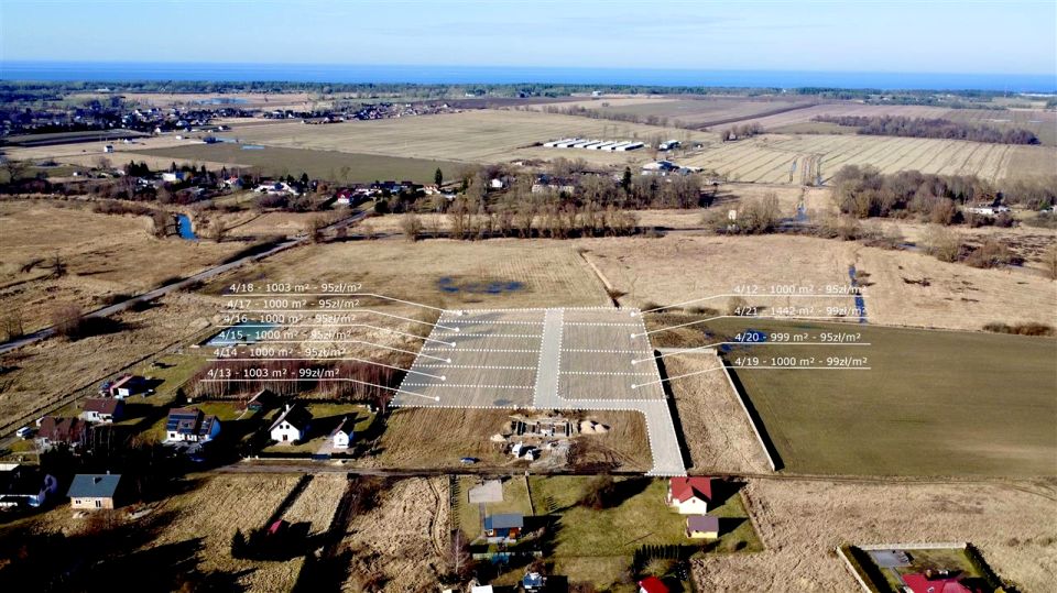 Działka budowlana Tymień