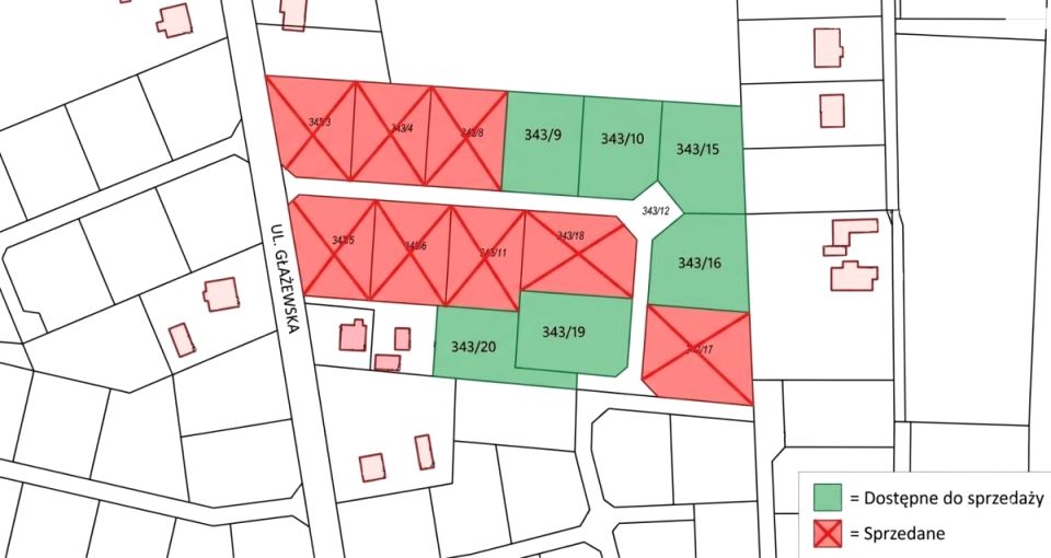 Działka budowlana Unisław