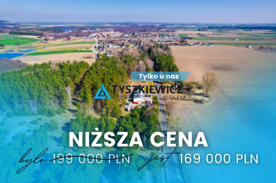 Działka nad jeziorem