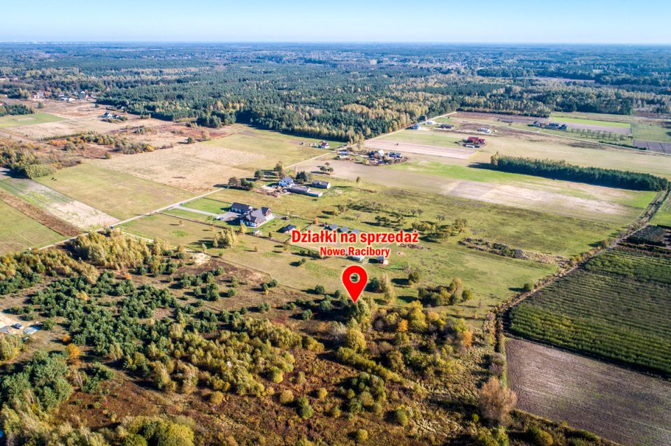 Działka budowlana Nowe Racibory