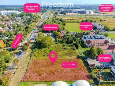 Ogrodzona działka sprzedam