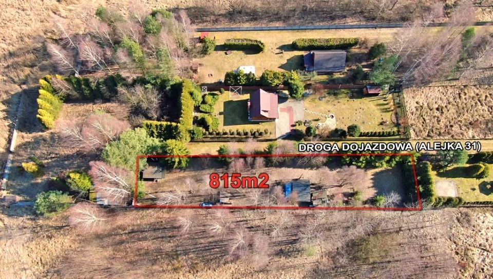 Ogrodzona działka sprzedam