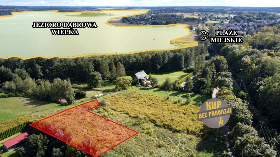 Działka budowlana Dąbrówno