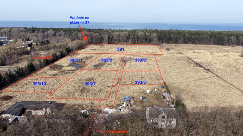 Działka usługowa Mielno