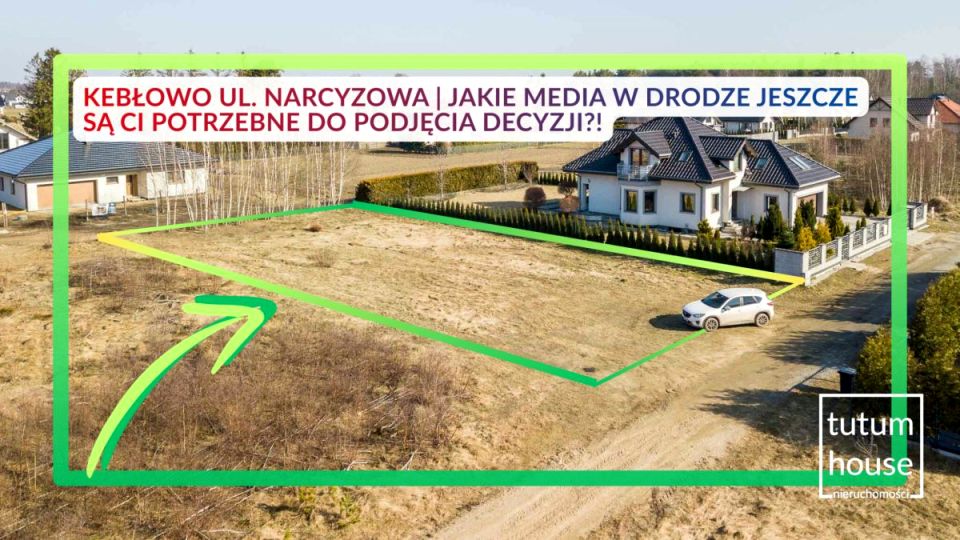 Działka usługowa Kębłowo