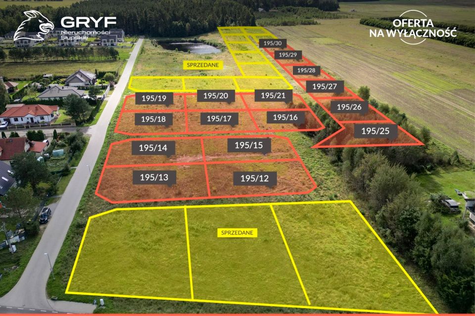 Działka budowlana Głobino