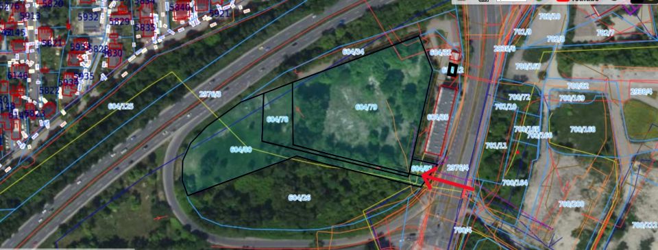 Działka usługowa Sosnowiec