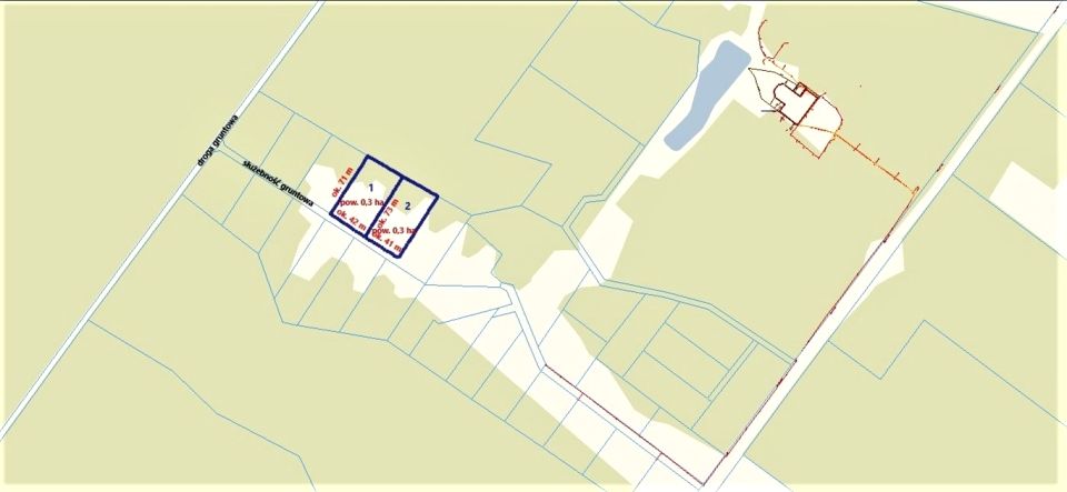 Działka rolna Gródek