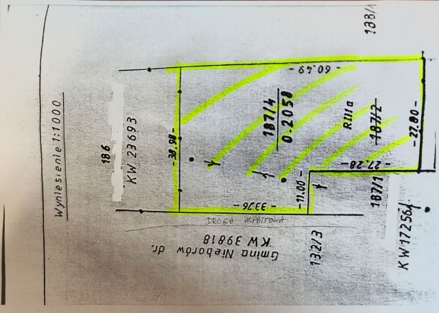 Działka budowlana Bednary-Kolonia