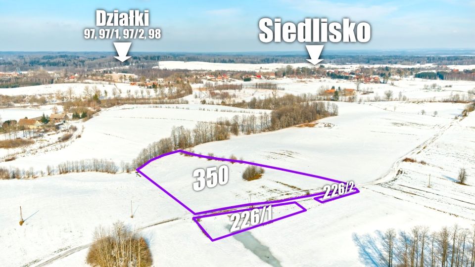 Działka rolna Orłowo