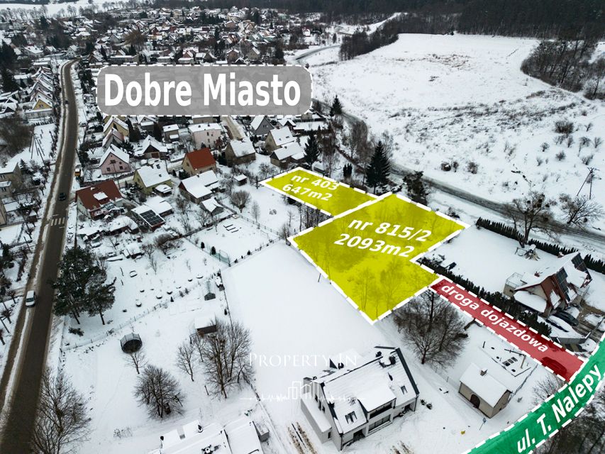 Działka budowlana Dobre Miasto
