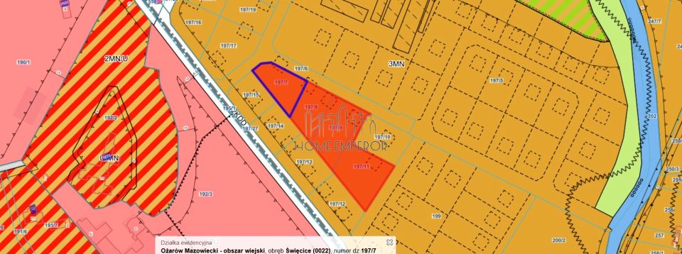 Działka budowlana Święcice