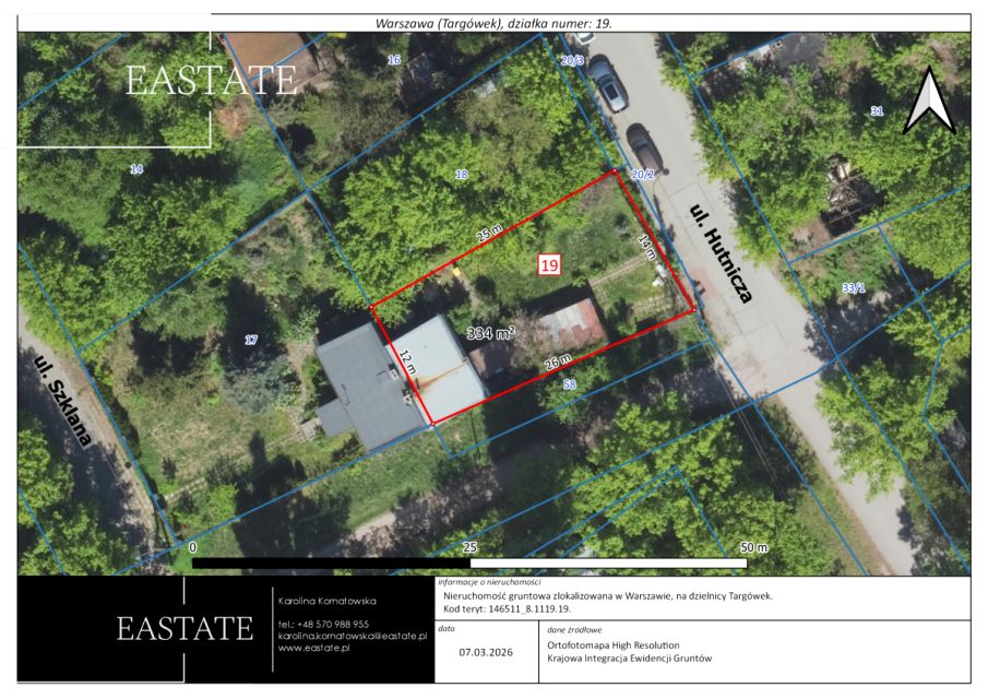 Działka usługowa Warszawa