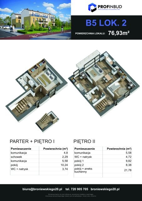 Mieszkanie Żbików, ul. Broniewskiego 20