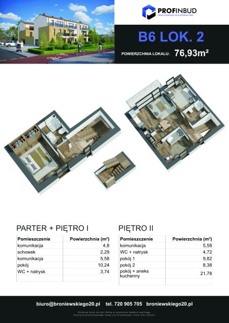 Mieszkanie Żbików, ul. Broniewskiego 20