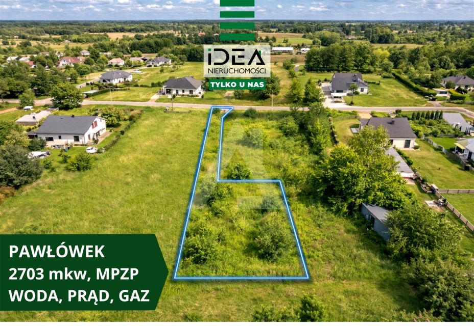 Działka budowlana Pawłówek