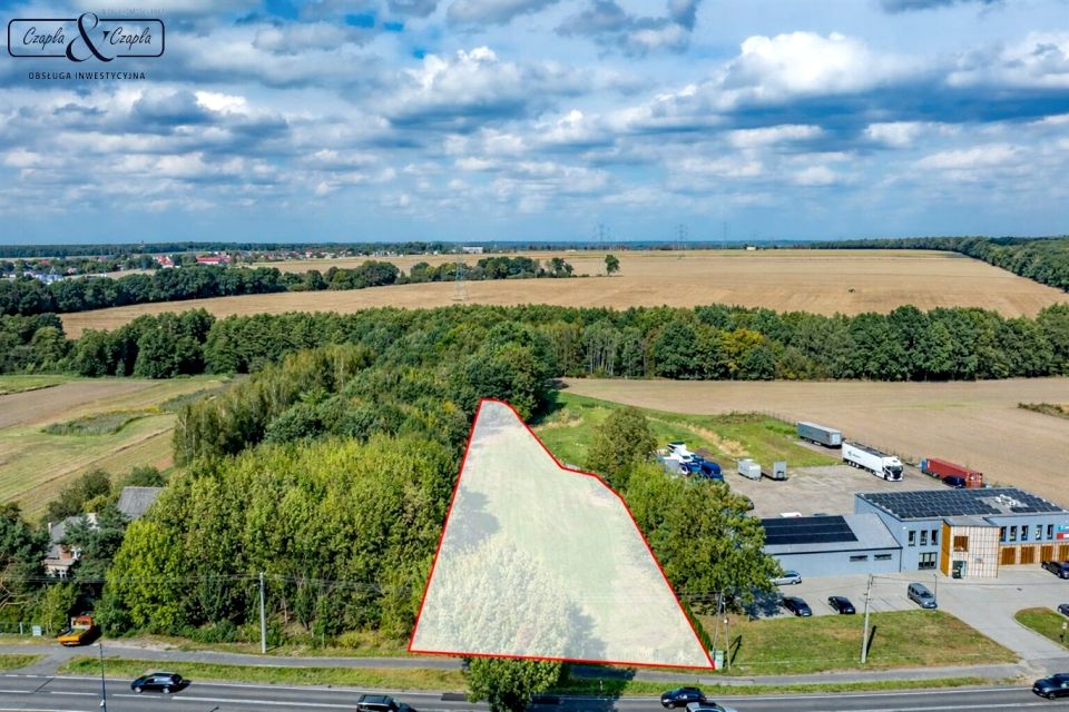 Działka inwestycyjna Sośnicowice