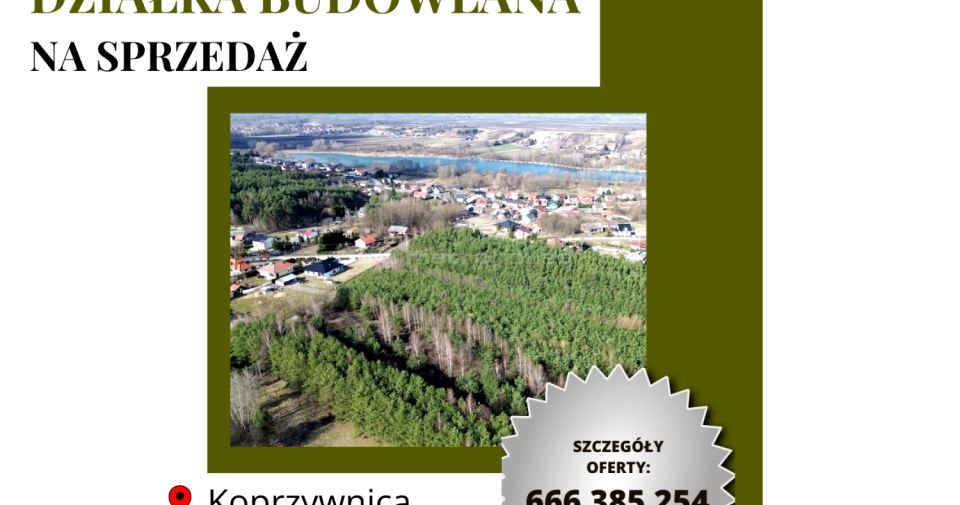 Działka budowlana Koprzywnica