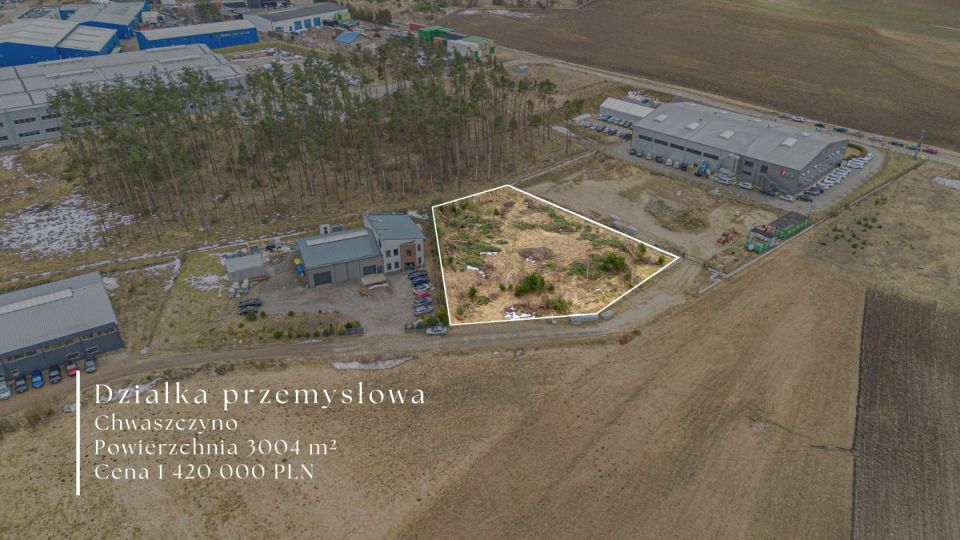 Działka przemysłowa Chwaszczyno