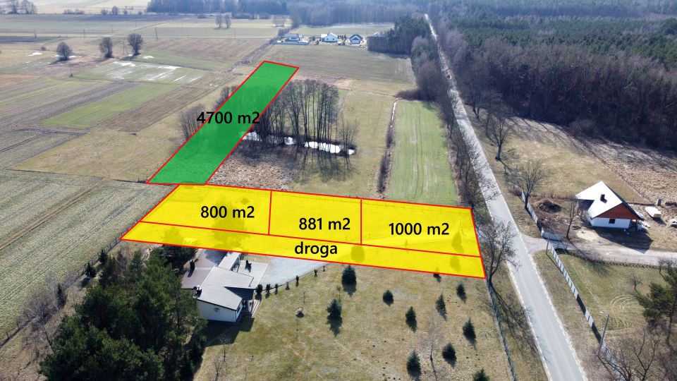 Pusta działka Kawęczyn