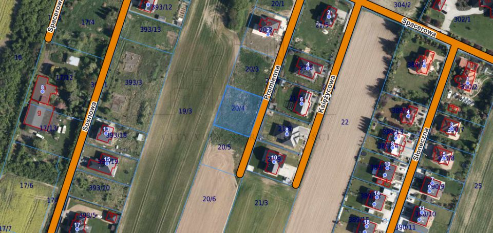 Działka budowlana Krępice