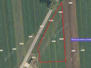 Działka budowlana Czerwienne