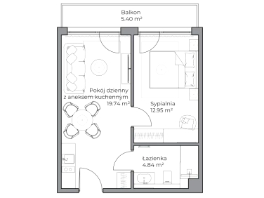 Mieszkanie Mechelinki