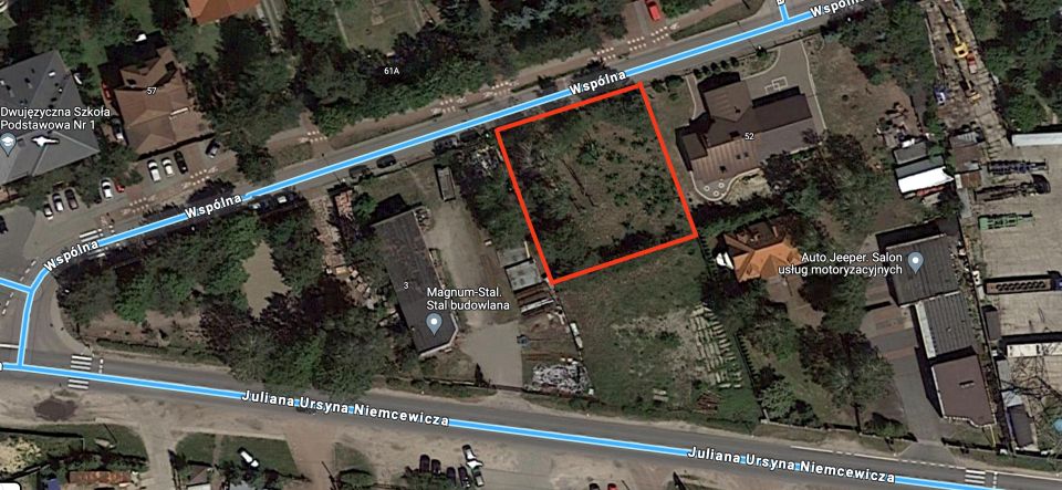 Pusta działka Warszawa