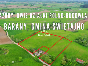 Działka budowlano-rolna Barany