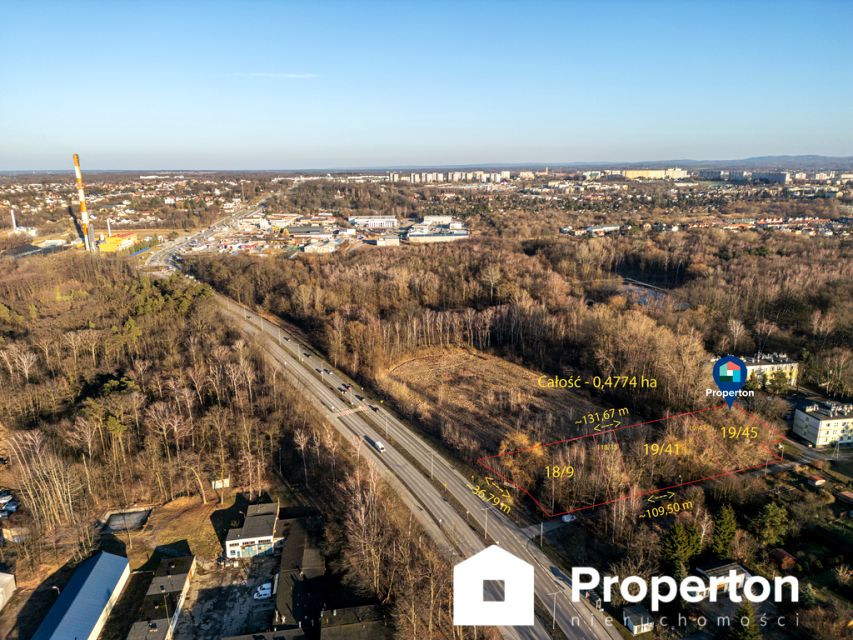 Działka usługowa Tarnów